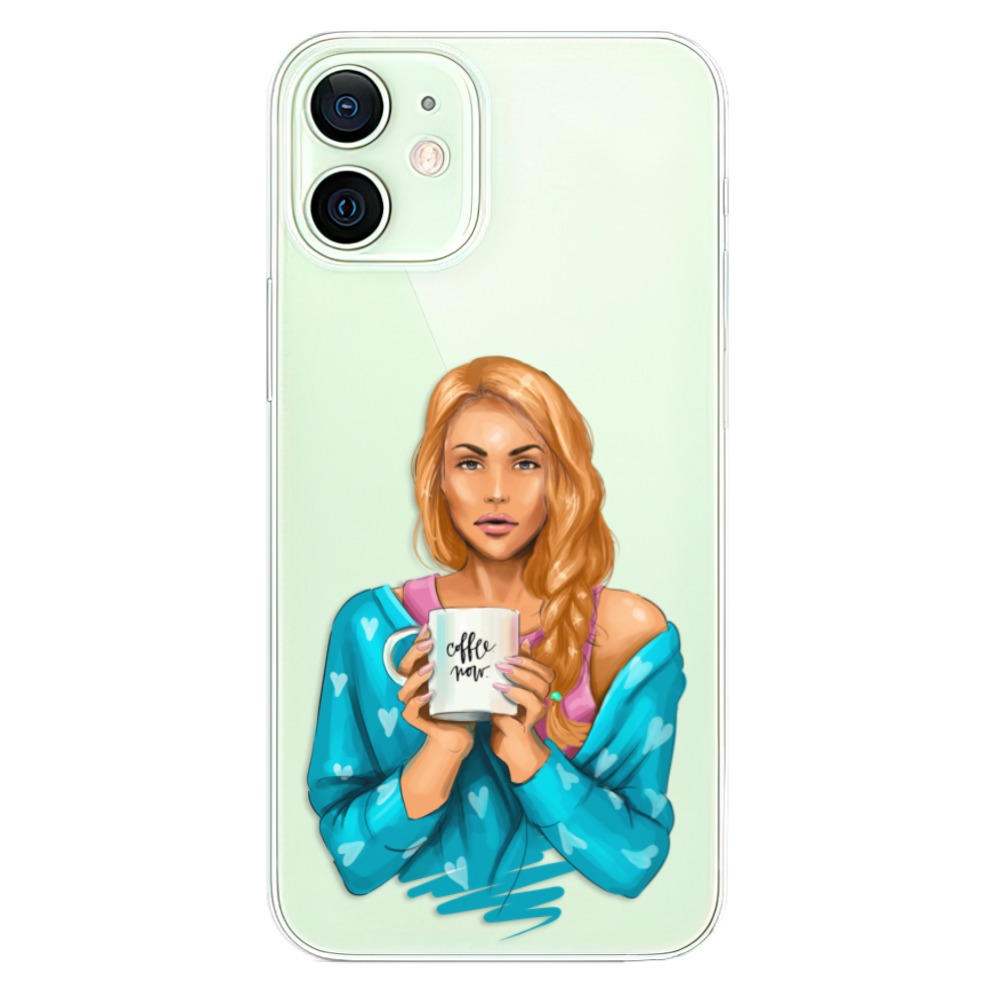 E-shop Plastové puzdro iSaprio - Coffe Now - Redhead - iPhone 12