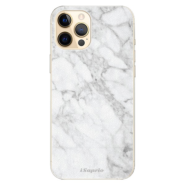 Plastové puzdro iSaprio - SilverMarble 14 - iPhone 12 Pro