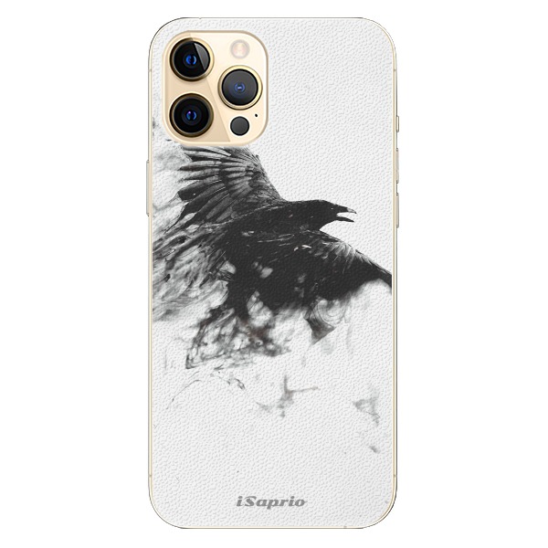 Plastové puzdro iSaprio - Dark Bird 01 - iPhone 12 Pro