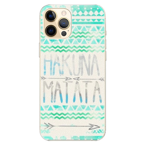 Plastové puzdro iSaprio - Hakuna Matata Green - iPhone 12 Pro