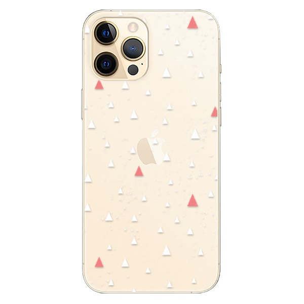 E-shop Plastové puzdro iSaprio - Abstract Triangles 02 - white - iPhone 12 Pro