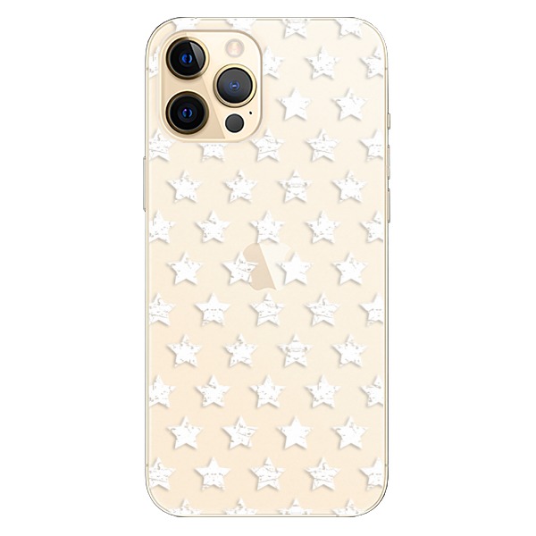 Plastové puzdro iSaprio - Stars Pattern - white - iPhone 12 Pro