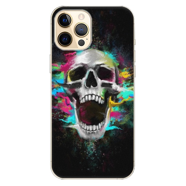 Plastové puzdro iSaprio - Skull in Colors - iPhone 12 Pro Max