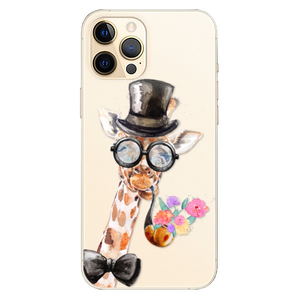Plastové puzdro iSaprio - Sir Giraffe - iPhone 12 Pro Max