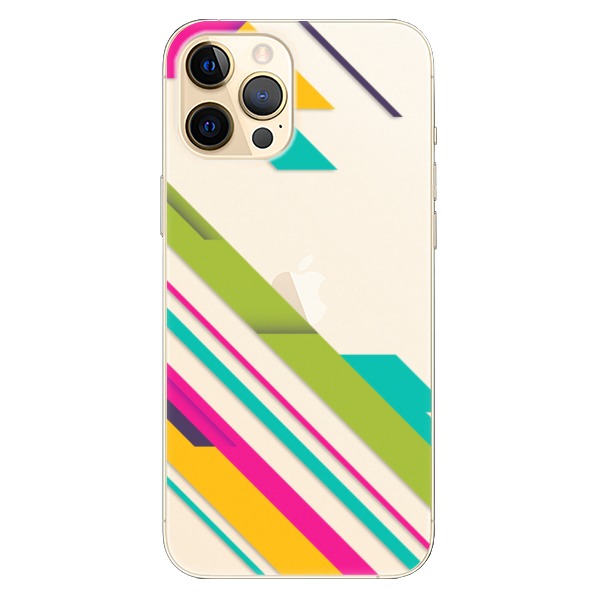 Plastové puzdro iSaprio - Color Stripes 03 - iPhone 12 Pro Max