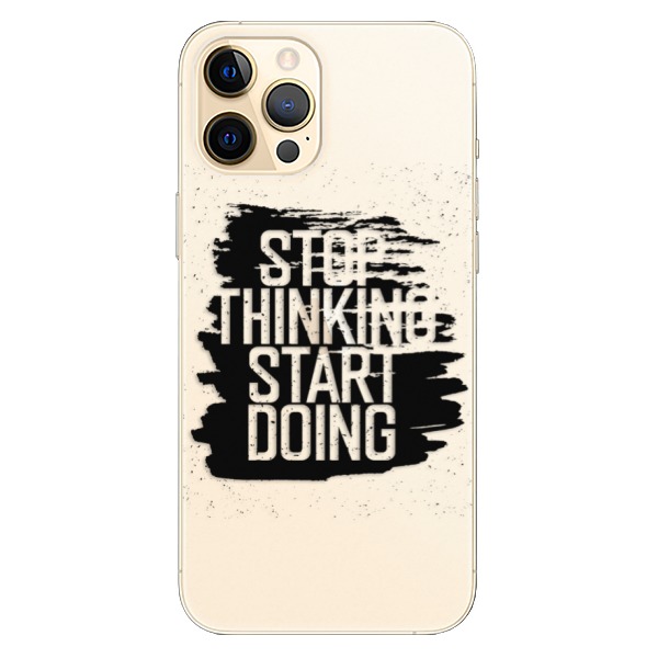 E-shop Plastové puzdro iSaprio - Start Doing - black - iPhone 12 Pro Max