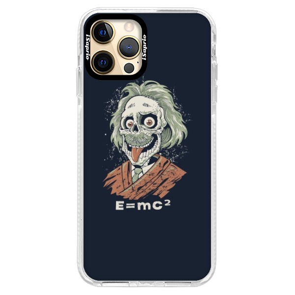 Silikónové puzdro Bumper iSaprio - Einstein 01 - iPhone 12 Pro Max