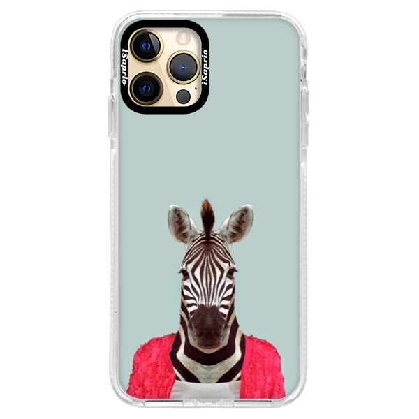 Silikónové puzdro Bumper iSaprio - Zebra 01 - iPhone 12 Pro Max