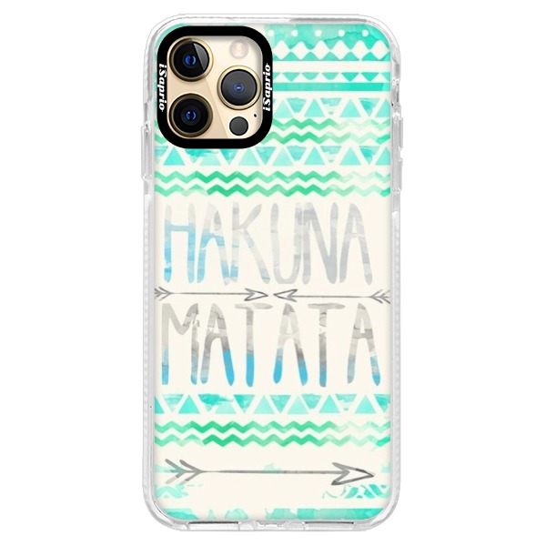 Silikónové puzdro Bumper iSaprio - Hakuna Matata Green - iPhone 12 Pro Max
