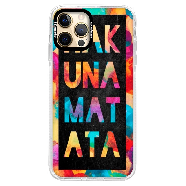 Silikónové puzdro Bumper iSaprio - Hakuna Matata 01 - iPhone 12 Pro Max