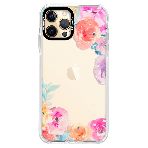 Silikónové puzdro Bumper iSaprio - Flower Brush - iPhone 12 Pro Max