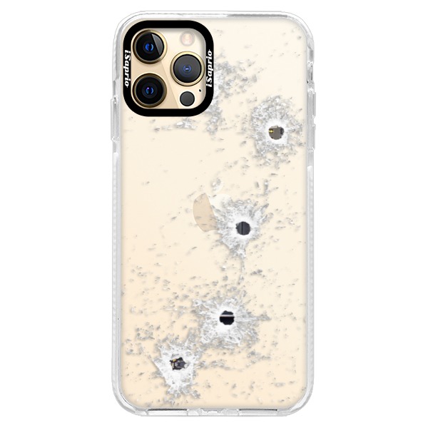 Silikónové puzdro Bumper iSaprio - Gunshots - iPhone 12 Pro Max