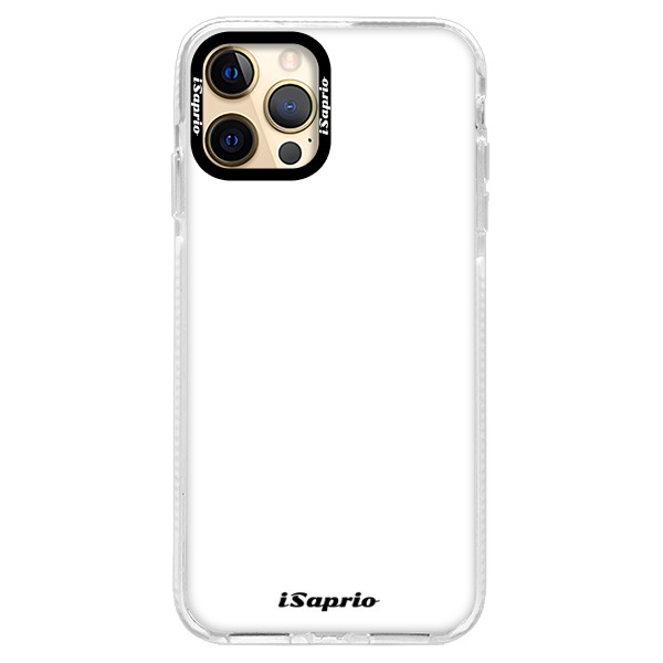 Silikónové puzdro Bumper iSaprio - 4Pure - bílý - iPhone 12 Pro Max