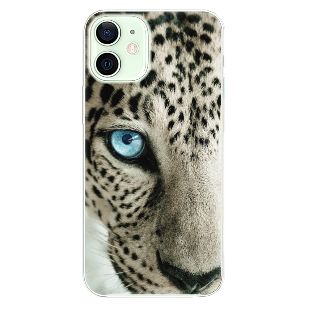 Odolné silikónové puzdro iSaprio - White Panther - iPhone 12 mini