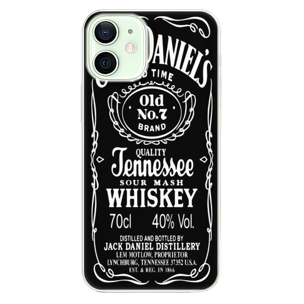 Odolné silikónové puzdro iSaprio - Jack Daniels - iPhone 12 mini