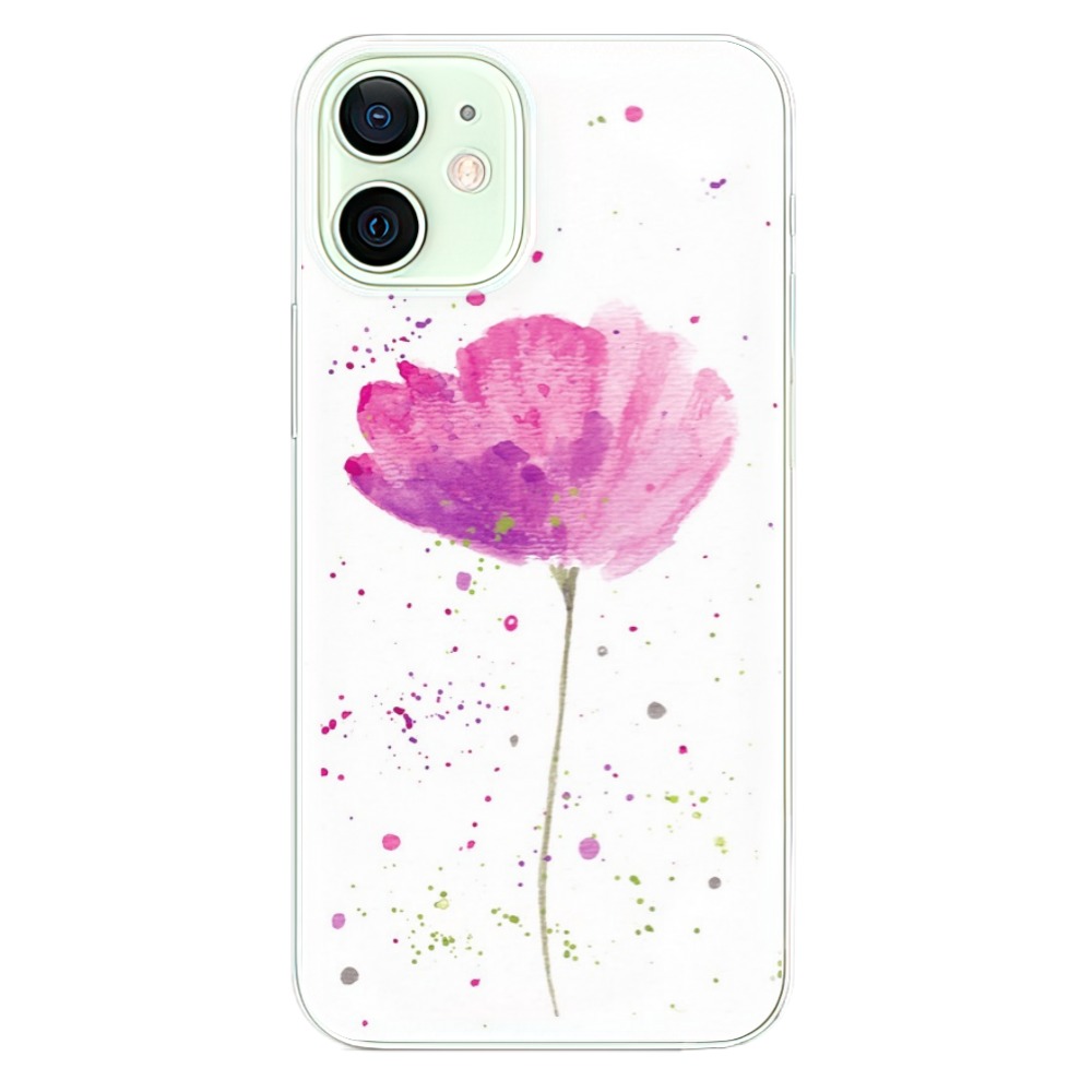 Odolné silikónové puzdro iSaprio - Poppies - iPhone 12 mini