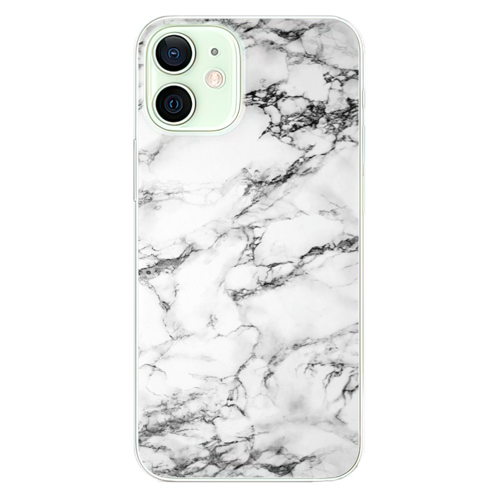 Odolné silikónové puzdro iSaprio - White Marble 01 - iPhone 12 mini
