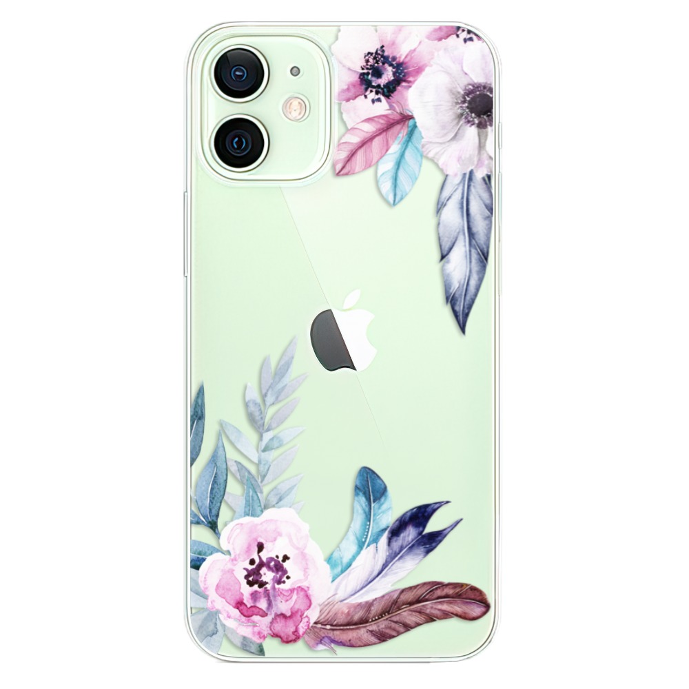Odolné silikónové puzdro iSaprio - Flower Pattern 04 - iPhone 12 mini