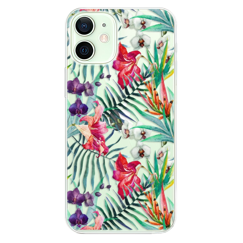 Odolné silikónové puzdro iSaprio - Flower Pattern 03 - iPhone 12 mini