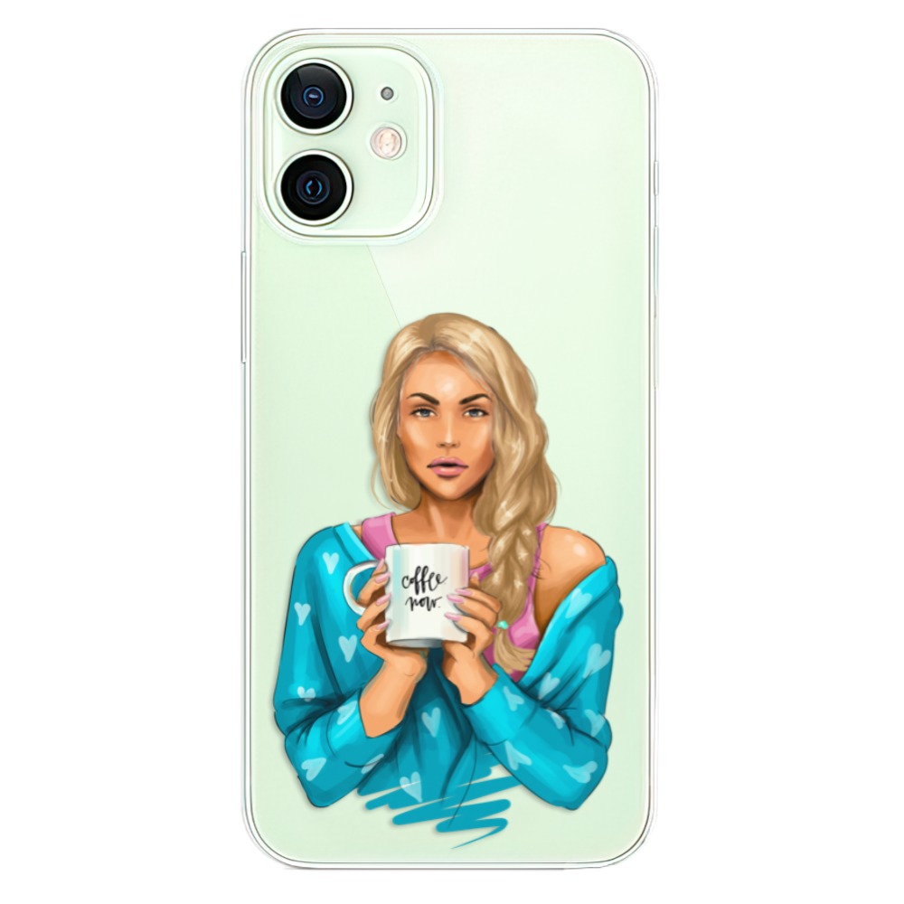 Odolné silikónové puzdro iSaprio - Coffe Now - Blond - iPhone 12 mini