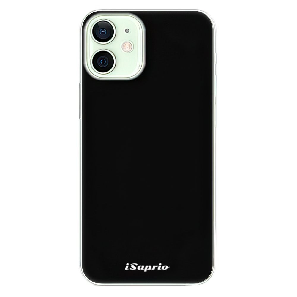 Odolné silikónové puzdro iSaprio - 4Pure - černý - iPhone 12 mini