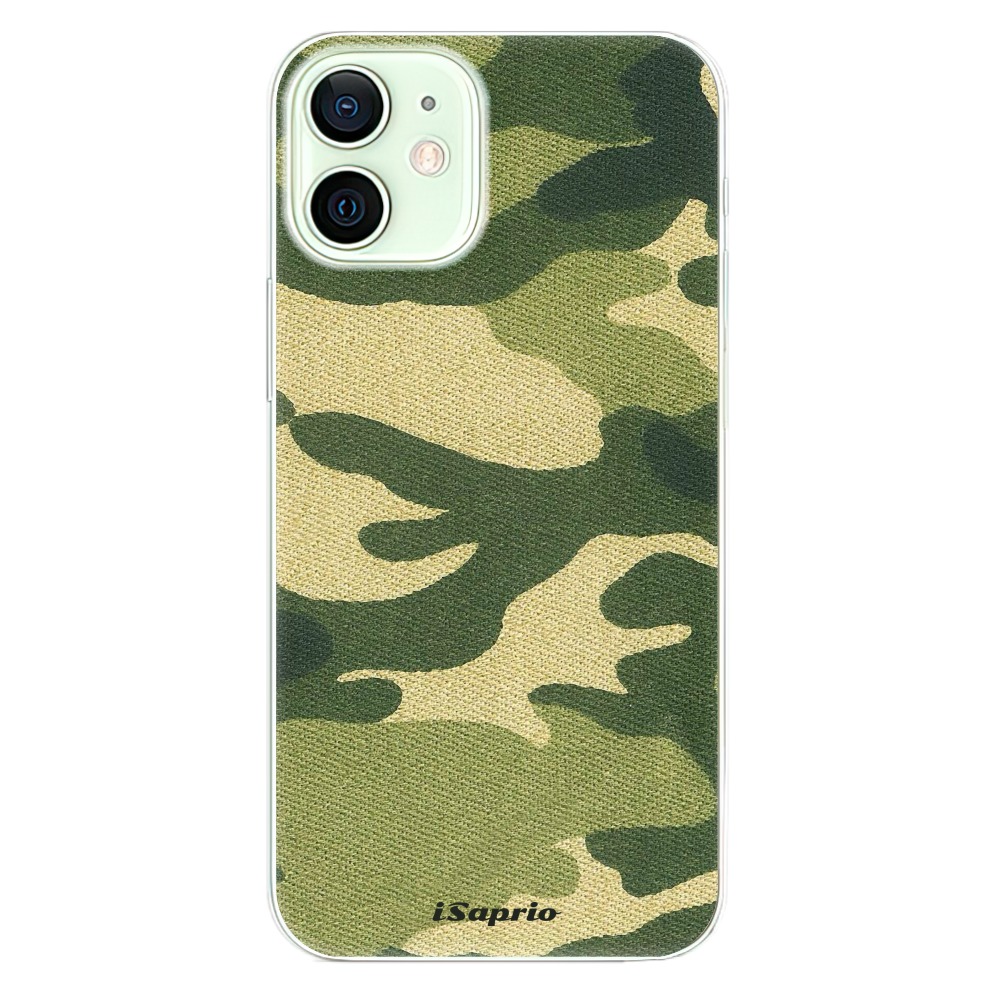 Odolné silikónové puzdro iSaprio - Green Camuflage 01 - iPhone 12