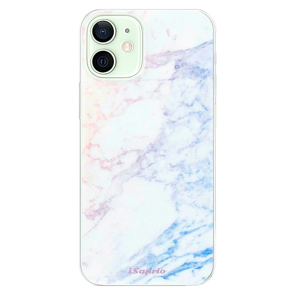 Odolné silikónové puzdro iSaprio - Raibow Marble 10 - iPhone 12