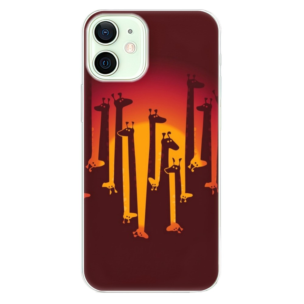 Odolné silikónové puzdro iSaprio - Giraffe 01 - iPhone 12