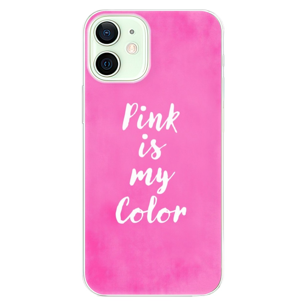 Odolné silikónové puzdro iSaprio - Pink is my color - iPhone 12