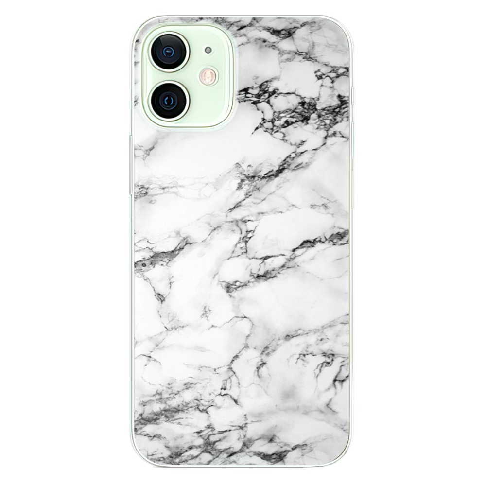Odolné silikónové puzdro iSaprio - White Marble 01 - iPhone 12