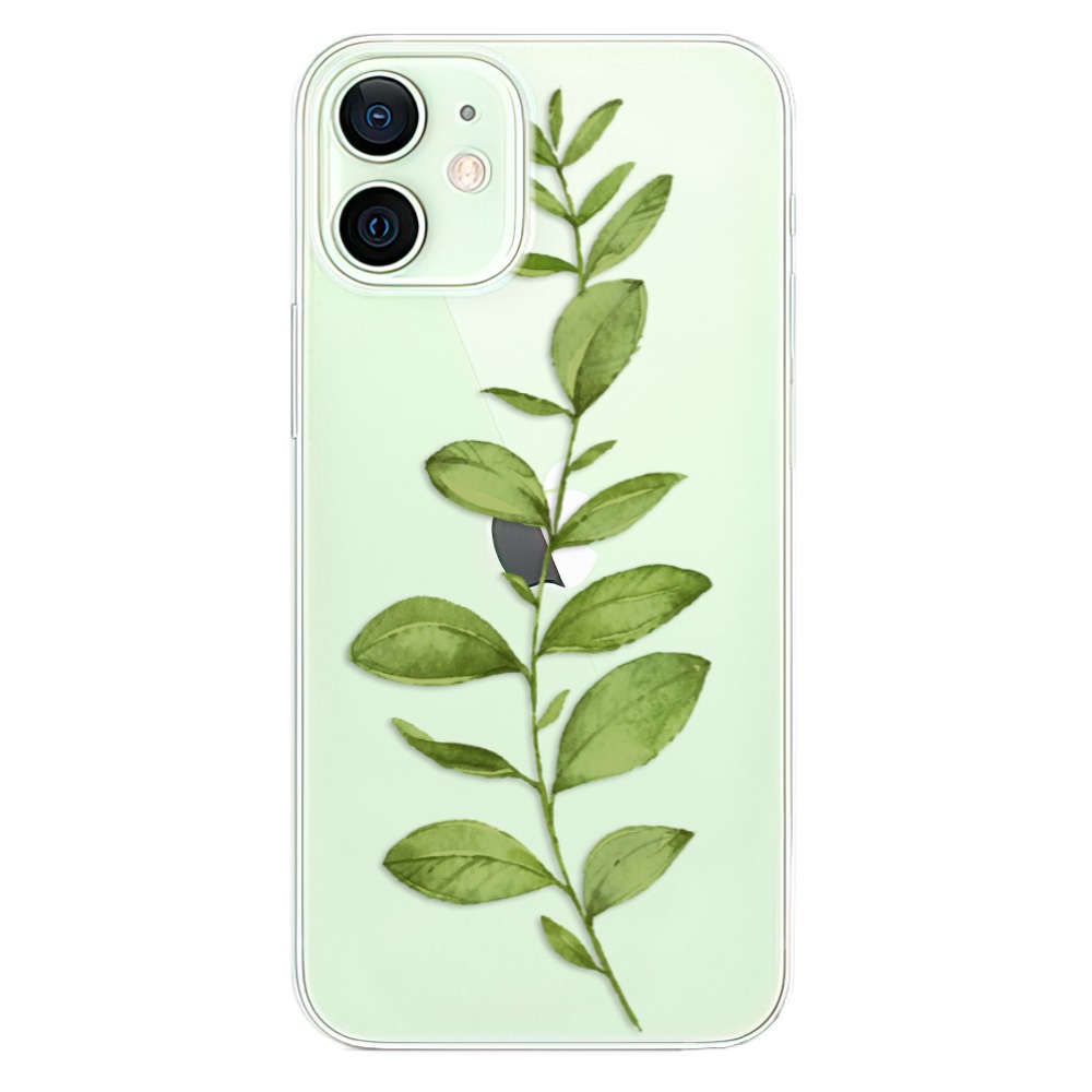 Odolné silikónové puzdro iSaprio - Green Plant 01 - iPhone 12