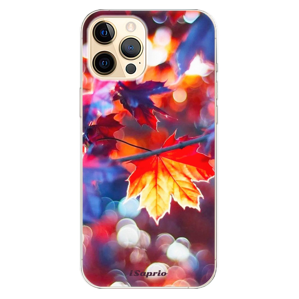 Odolné silikónové puzdro iSaprio - Autumn Leaves 02 - iPhone 12 Pro