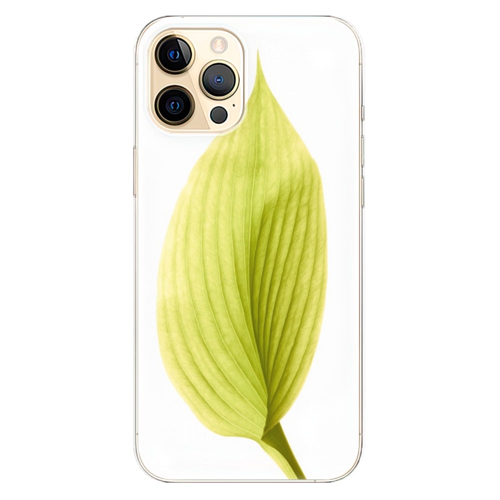 Odolné silikónové puzdro iSaprio - Green Leaf - iPhone 12 Pro