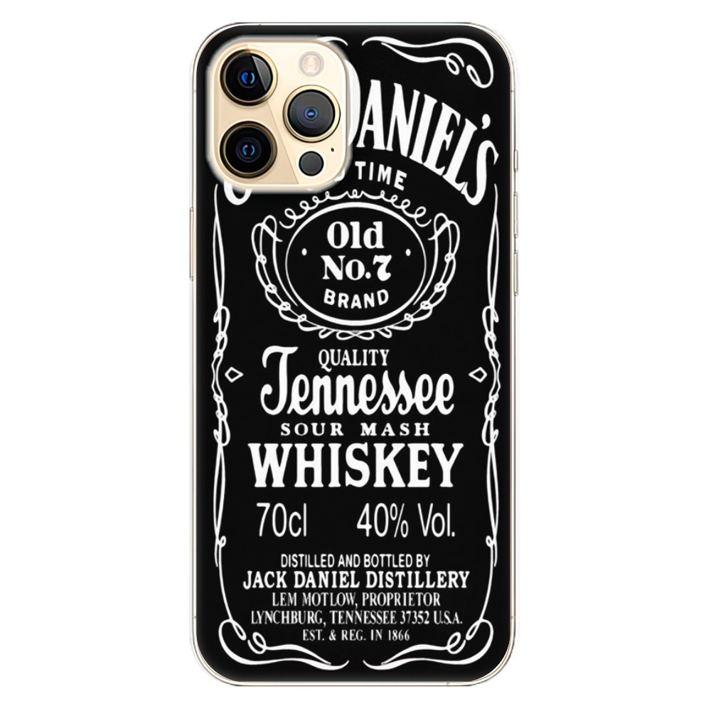 Odolné silikónové puzdro iSaprio - Jack Daniels - iPhone 12 Pro