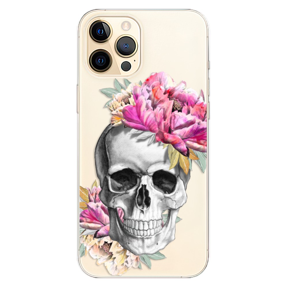 Odolné silikónové puzdro iSaprio - Pretty Skull - iPhone 12 Pro