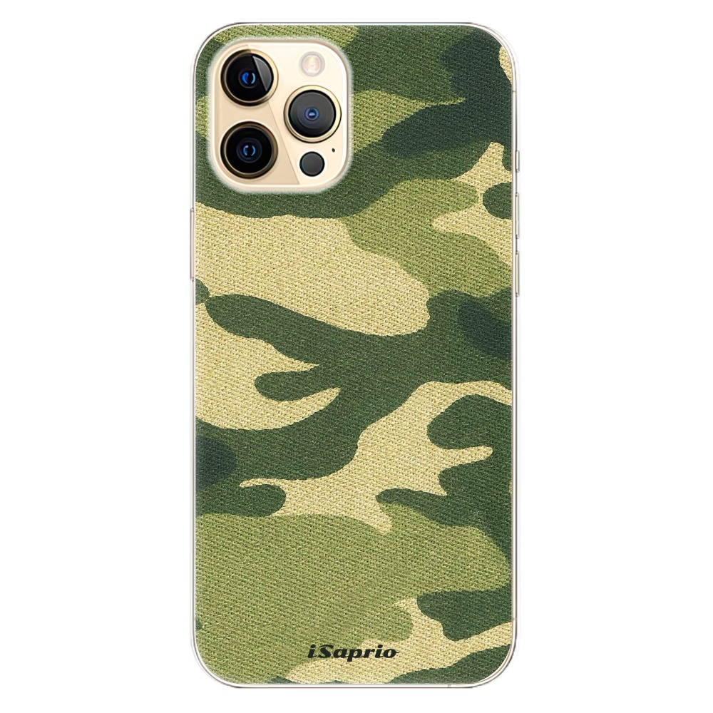 Odolné silikónové puzdro iSaprio - Green Camuflage 01 - iPhone 12 Pro Max