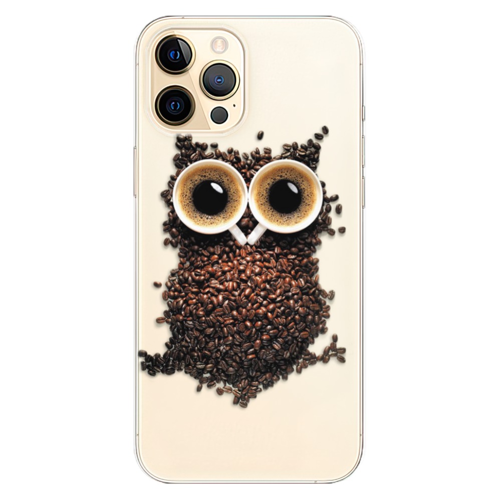 Odolné silikónové puzdro iSaprio - Owl And Coffee - iPhone 12 Pro Max