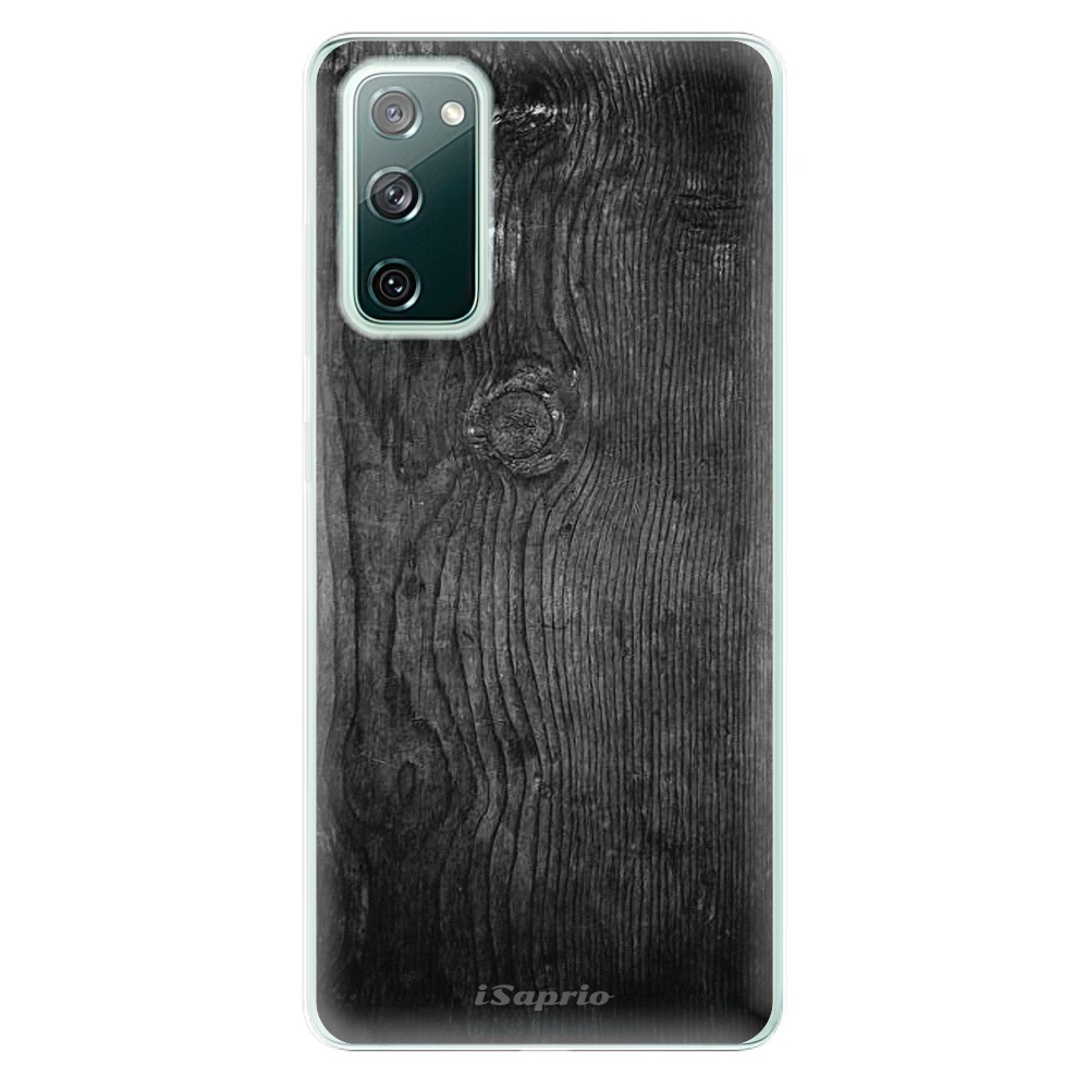 Odolné silikónové puzdro iSaprio - Black Wood 13 - Samsung Galaxy S20 FE