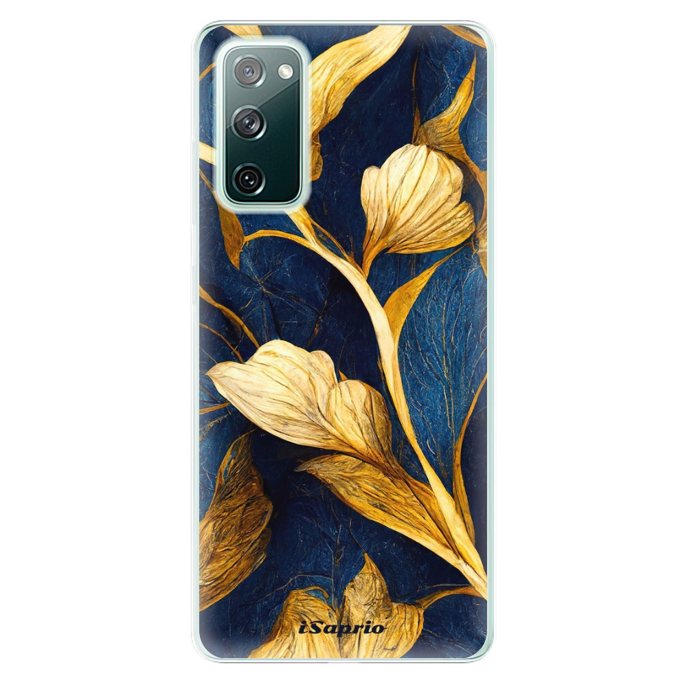 Odolné silikónové puzdro iSaprio - Gold Leaves - Samsung Galaxy S20 FE