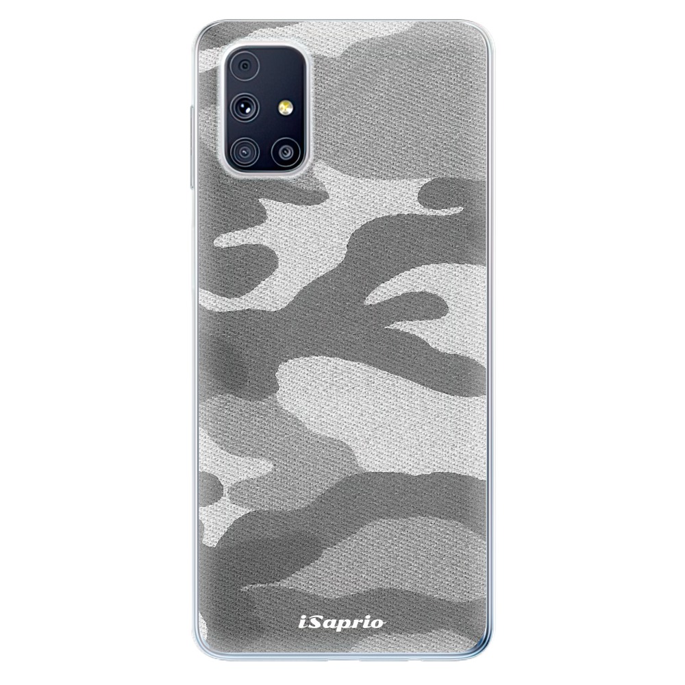 Odolné silikónové puzdro iSaprio - Gray Camuflage 02 - Samsung Galaxy M31s