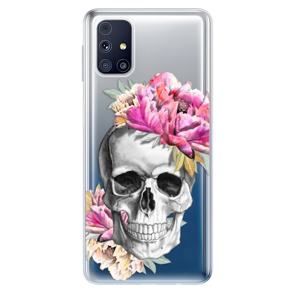Odolné silikónové puzdro iSaprio - Pretty Skull - Samsung Galaxy M31s