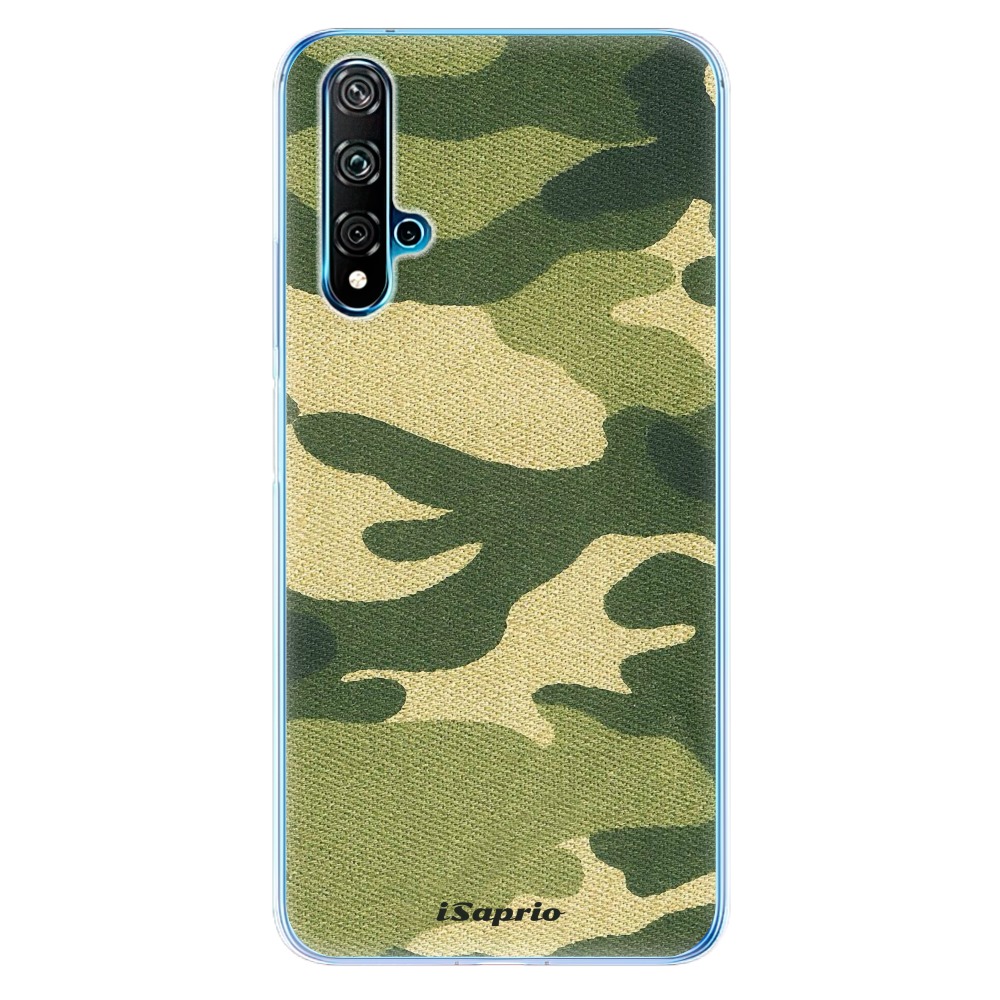 Odolné silikónové puzdro iSaprio - Green Camuflage 01 - Huawei Nova 5T