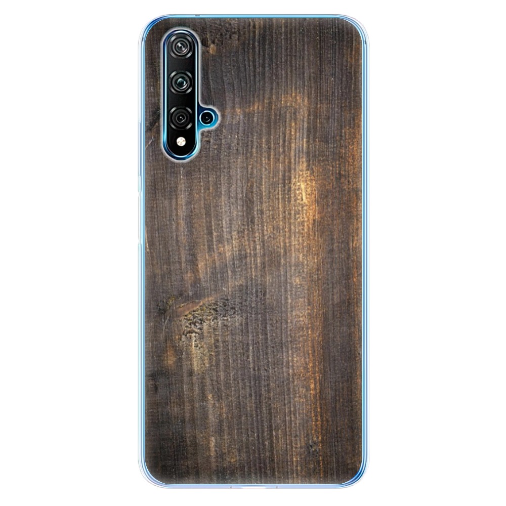 Odolné silikónové puzdro iSaprio - Old Wood - Huawei Nova 5T
