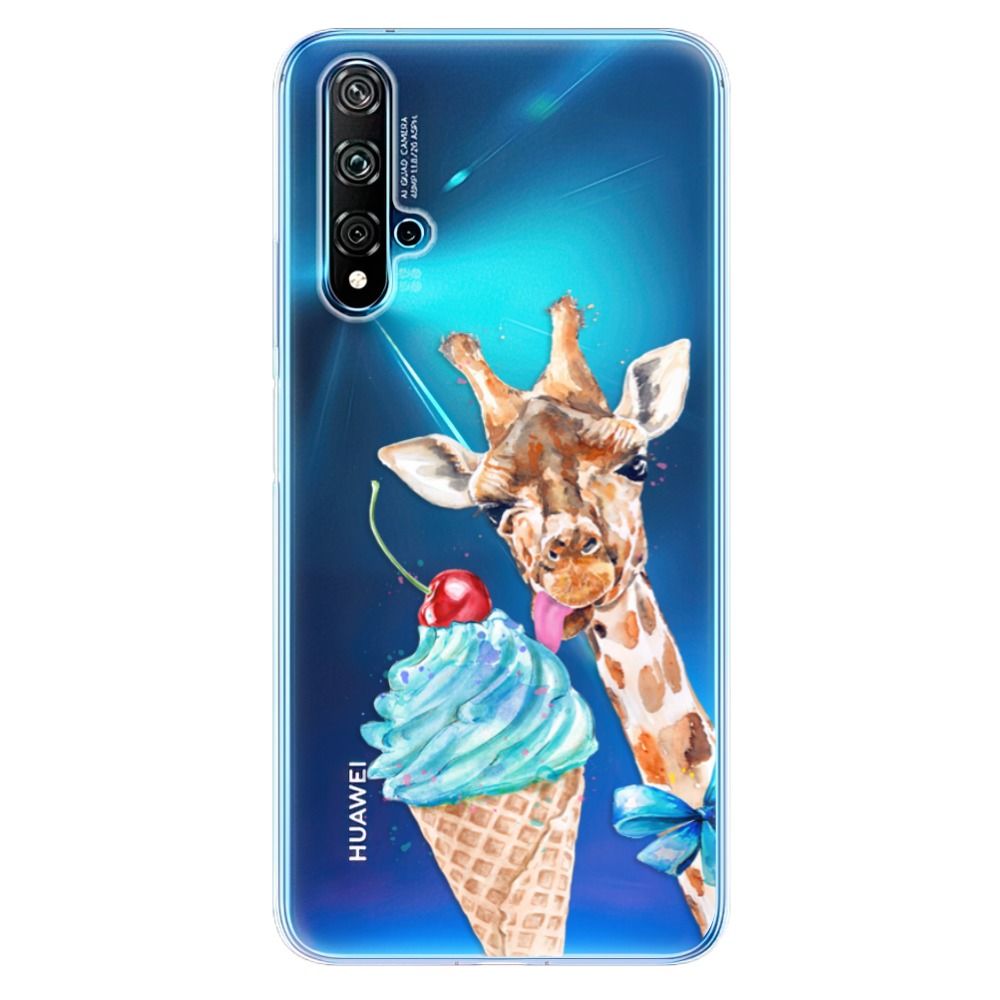 Odolné silikónové puzdro iSaprio - Love Ice-Cream - Huawei Nova 5T