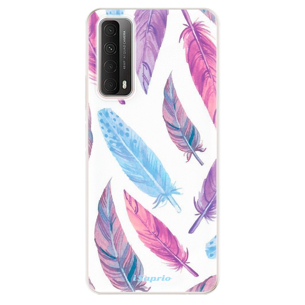 Odolné silikónové puzdro iSaprio - Feather Pattern 10 - Huawei P Smart 2021