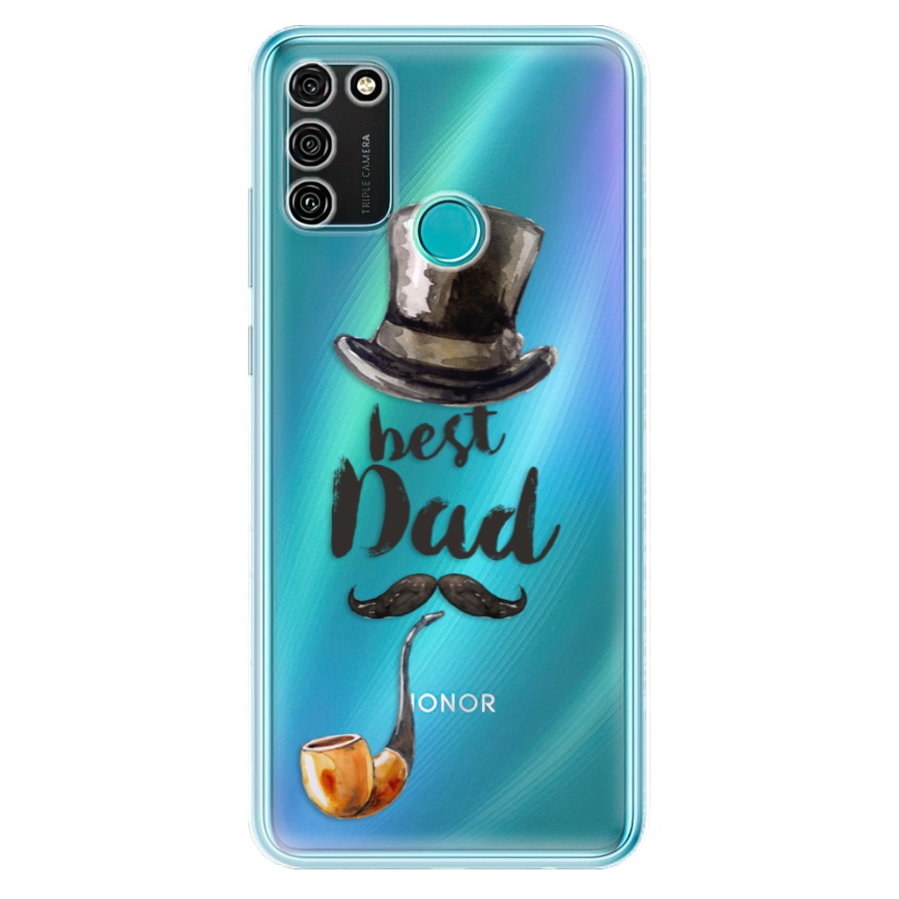 Odolné silikónové puzdro iSaprio - Best Dad - Honor 9A