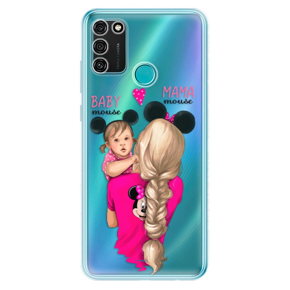 Odolné silikónové puzdro iSaprio - Mama Mouse Blond and Girl - Honor 9A