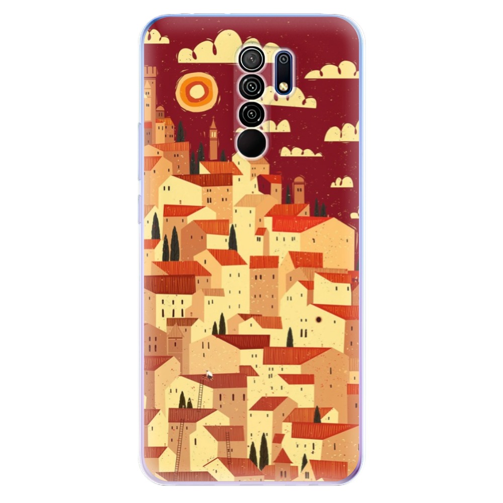 Odolné silikónové puzdro iSaprio - Mountain City - Xiaomi Redmi 9