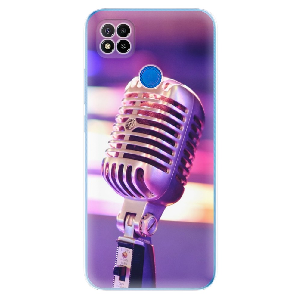 Odolné silikónové puzdro iSaprio - Vintage Microphone - Xiaomi Redmi 9C