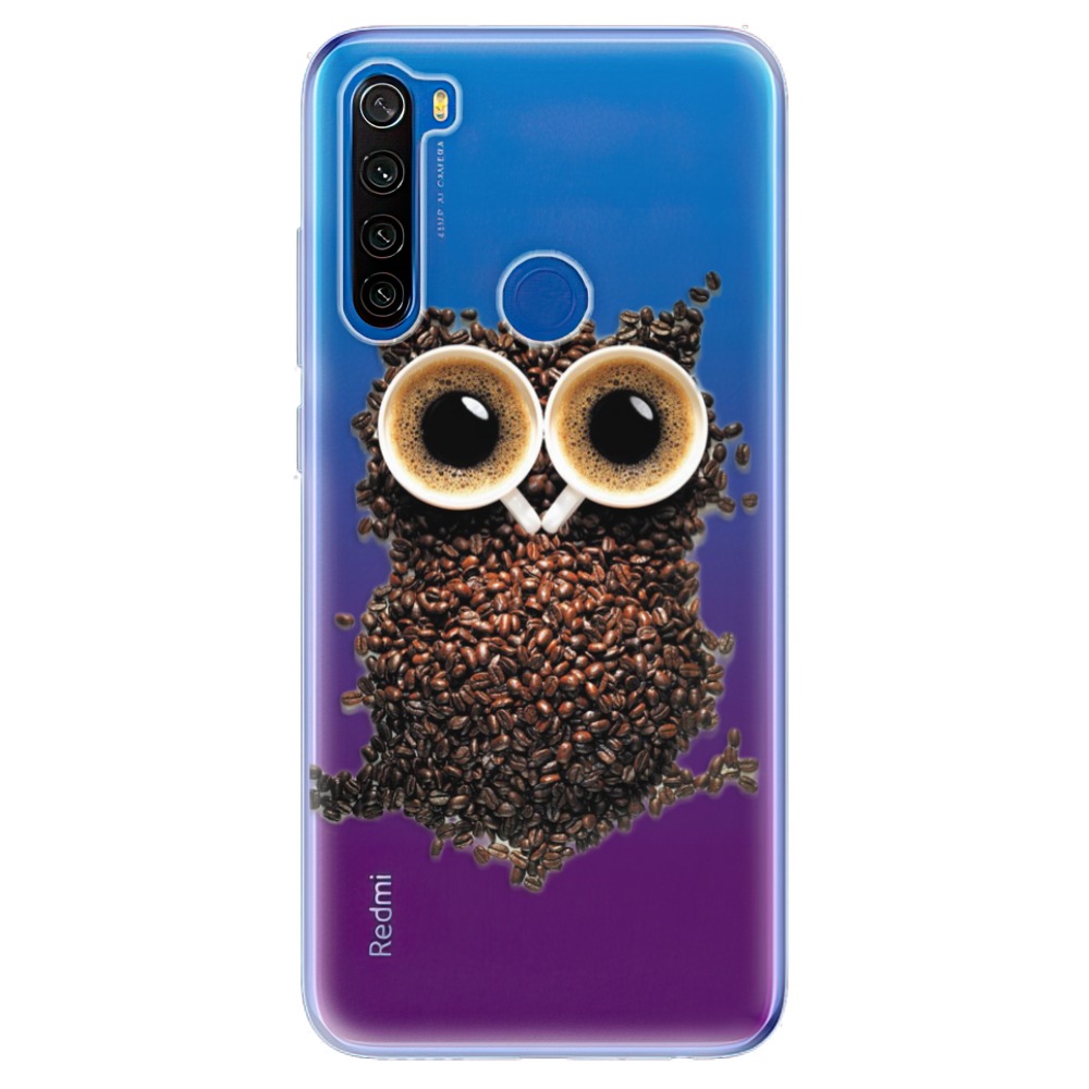 Odolné silikónové puzdro iSaprio - Owl And Coffee - Xiaomi Redmi Note 8T
